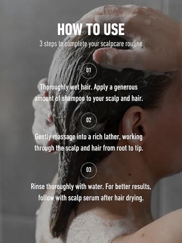 DORPANG Refresh Shampoo for Oily Hair and Dandruff, Boost Looking-Hair Volume, 355ml (12 fl oz) Oil Control Shampoo for All Hair Types, Paraben, Silicone & Sulfate Free - Thumbnail 5