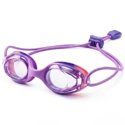 Aegend Swim Goggles for Kids Age 3-8 (Purple)
