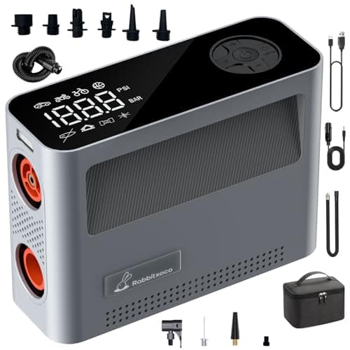 Paddle Board Pump 10 Pump Modes SUP Pump 500L Airflow/min Tire Inflator Portable Air Compressor 4X Speeds Electric Air Pump Suitable All Model Tires, Tents, SUP, Air Mattess, Kayak - Image 1