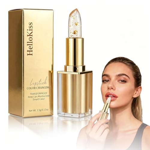 pH Adjusting Lipstick for Mature Women, Transferproof Clear Lip Gloss, Clear lip stick That Changes Color, Long Lasting 24 Hours Moisturizing, Suitable for All Skin Tones (1 Pcs)