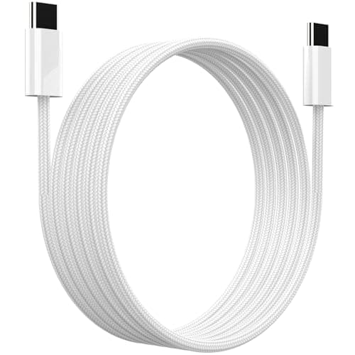 jpyyw 60W USB-C Fast Charging Cable for iPhone, IPAD, Samsung Galaxy, Computer and Car, 3FT, 1 Pack White - Image 1