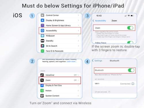 Scrolling Ring Remote for TikTok YouTube IG Shorts Video Landscape Portrait, Fingertip Wireless Scroller Page Turner Clicker for Kindle APP Compatible with iPhone iPad Android Phone Tablet - Thumbnail 4