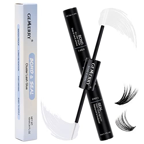GEMERRY Lash Cluster Glue Clear Bond and Seal 10ml