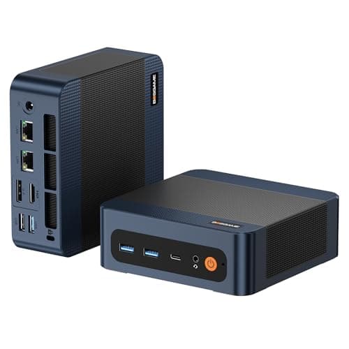 BOSGAME P3 Mix Mini PC, Mini Desktop with Ryzen 7640HS (up to 5.0 GHz), 16GB DDR5, 512GB PCIe SSD, 4K Triple Display, USB 4.0, Dual 2.5G LAN & Wi-Fi 6E & BT5.2, for Home Office Gaming - Image 1
