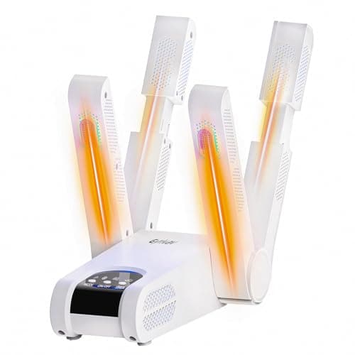 Gyrivav Boot Dryer for Work Boots, Electric Shoe Dryer 4 Drying Ports, Adjustable Telescopic, Portable Boot Dryer have Automatic Shut-Off Timer, Boots Warmer for Work Boots, Sneakers, Gloves, Helmets - Image 1