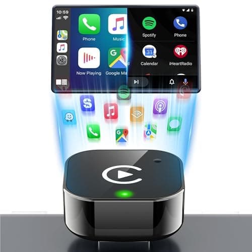 2026 Upgraded 2-in-1 Wireless CarPlay Adapter for iPhone & Android Auto, Plug and Play Wired to Wireless Dongle with Fast Auto-Connect, Works with 98% Factory Wired CarPlay Vehicles (USB-A/USB-C) - Image 1