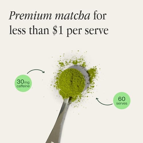 Morning Made 10.6 oz Original Ceremonial Grade Matcha Powder - 60 Servings, Sweetened, USDA Organic - Premium Japanese Green Tea in Resealable Tin - Rich in Antioxidants and Energy Boosting - Thumbnail 5