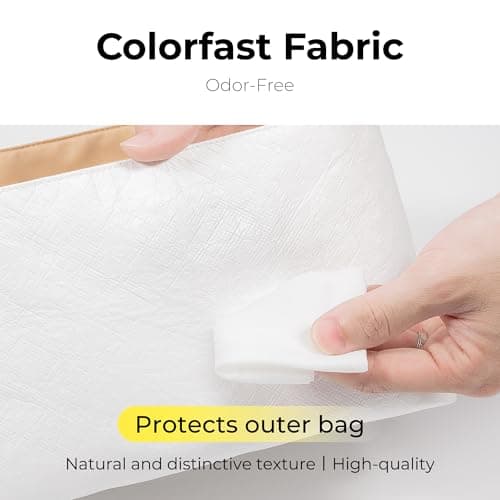 FANJI Project Purse Organizer Insert for COACH Teri 25 Handbag,Custom Fit Inside Premium Vanile Lightweight WaterResistant Purse Insert Accessories - Thumbnail 6