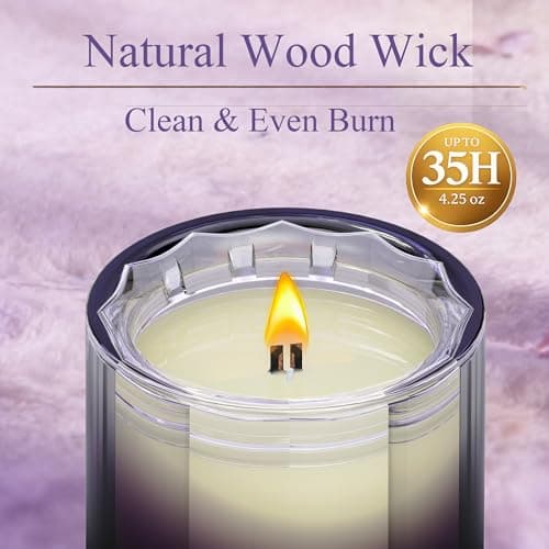 XQMI Smart Scented Candles,Perfume-Grade Scented Candle for Women, 4.25oz Natural Soy Wax, Candles for Home Scented, Birthday Gifts, Valentine’s Day Candle for Her(Heartbeat Rhythm) - Thumbnail 5