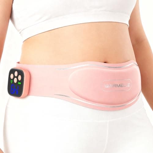 Heating Pad for Period Cramps, Portable Heating Pad for Back - Instant Soothing Menstrual Cramp Relief, Cordless Heating Pads Rechargeable with 5000mAh Battery, 6 Heat Settings, 10-99 Mins Timer - Image 1