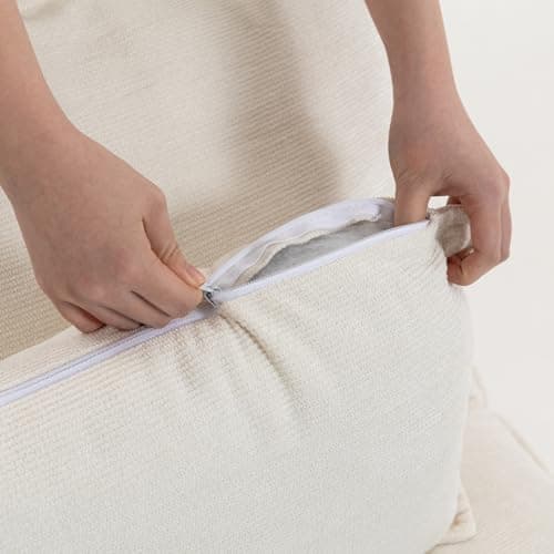 Fachmaih Boneless Loveseat Couch Sectional Cloud Couch Oversized Modular Sectional Sofa Modern Cloud Sofa Couches with Pillow for Living Room Bedroom - Thumbnail 3