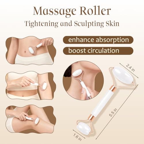 Magic Body Firming Oil After Shower Body Oils for Women with Massage Roller | Tighten, Hydrate, Crepe Erase, Anti Cellutite with DEFENSIL®, Vitamin E & Natural Botanicals (5.07 fl.oz.) - Thumbnail 5