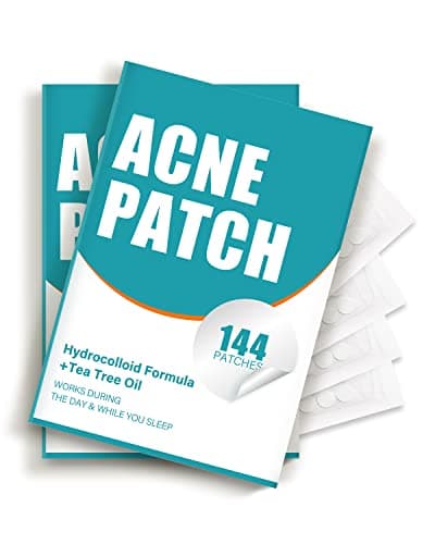 Pimple Patches for Face, Hydrocolloid Acne Patches with Tea Tree Oil for Spot Treatment, Zit Patch, Blemish Cover, Two Sizes, Vegan, Cruelty Free (144 Count (Pack of 2)) - Image 1