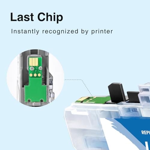 Starink LC501XL Ink Cartridges for Brother Printer Compatible for Brother LC501 Ink Cartridges LC501XL LC501 XL Fit for MFC-J1360DW MFC-J1410DW MFC-J1260W Printer -4 Pack Black Cyan Magenta Yellow - Thumbnail 4