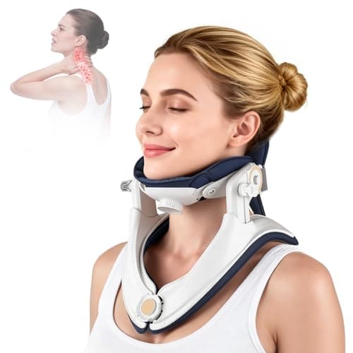 Sanivor Cervical Neck Traction Device -FSA Eligible HSA Eligible,Adjustable Neck Stretcher,Lightweight Neck Support Brace For Cervical Spine Decompression,Pain Relief Neck Decompression Tension Relief - Image 1