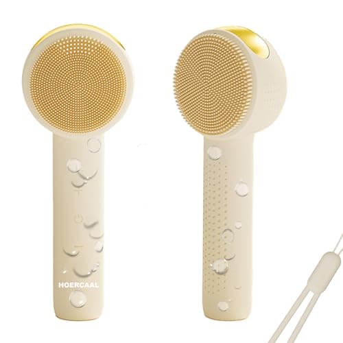 Facial Cleansing Brush Electric – Rechargeable Silicone (White) - Image 1