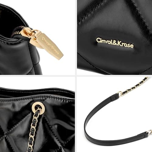 CinvaiKrose Hobo Purses For Women, Crossbody Shoulder Bag For Women, Handbags For Three Carrying Styles - Thumbnail 6