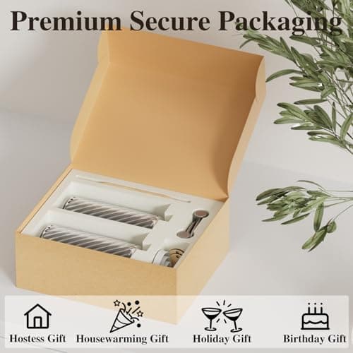 18Oz Spiral Stripe Soap Dispenser Set - Silver Stainless Steel Pump with Wood Tray, Refillable for Kitchen Sink & Bathroom Vanity, Dish Liquid & Hand Soap Storage Solution - Thumbnail 6