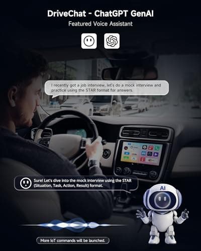 ATOTOOUT Magic Box - AI Box CarPlay & Android Auto Wireless, 4GB+32GB Support YouTube, Netflix, Prime Video, Disney+, Spotify w/HDMI-Out, Dual Wi-Fi & BT(5.4 & 4.2), USB Playback, AI-Powered, CB4DT - Thumbnail 3