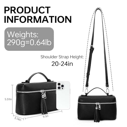 Kiss Sea Designer Shoulder Bags for Women Small Crossbody Bag for Women Pouch Top-Handle Bag - Thumbnail 3