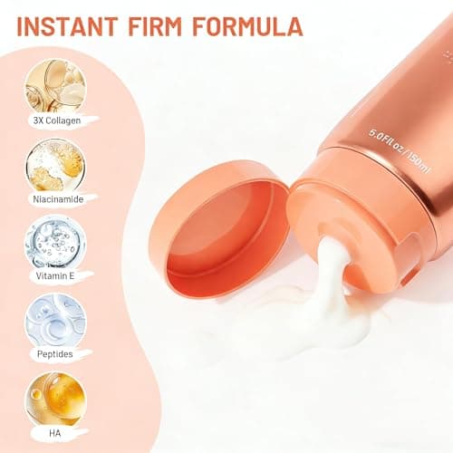 ICIKOL Collagen Peptides Night Wrapping Face Mask, Hyaluronic Acid Peel Off Masks with Vitamin E for Deep Hydrating and Smooth Looking, Overnight Facial Mask for Women Glass Skin, 150ML Large Size - Thumbnail 2