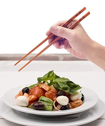 Chopstick Reusable Chinese style Chopsticks with Holder and Carrying Bag Chinese Traditional Stylish Set（2 Pairs） - Thumbnail 4