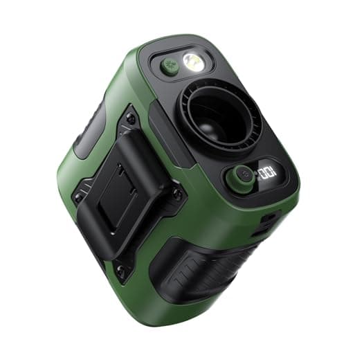 Guffawz Jobsite Waist Fan for Construction Workers, 12m/s High-Power Cooling, 100-Speed Stepless Control, 24H Runtime, Clip-On Belt Fan with LED Light & USB-C Charging - Image 1