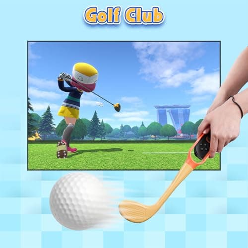 RunSnail 24 in 1 Switch/Switch2 Sports Accessories for Nintendo Switch 2, for Authentic Sports Experience, Family Gatherings, Social Icebreaker, with Storage Bag - Thumbnail 6