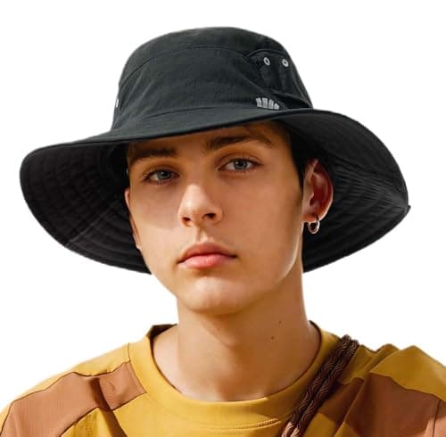 BENEUNDER Wide Brim Sun Hats for Men UPF50+ UV Protection Fishing Travel Outdoor Beach Vacation Hiking