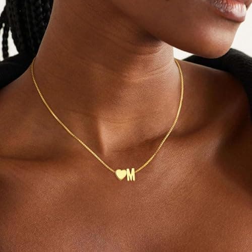 Eaciy Valentines Day Gifts for Her, Initial K Necklaces for Women Teen Girl Gifts Trendy Stuff, 5 6 7 8 9 10 11 12 13 Year Old Girl Daughter Birthday Valentines Gift - Thumbnail 4