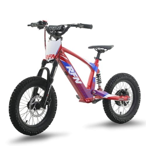 RFN 36V Kids Electric-Dirt-Bike 3-Speed Jump Bike – Lightweight Aluminum Frame Electric Bike, 15.5 mph Max Speed, 13.7-Mile Range for Ages 4-8 - Image 1