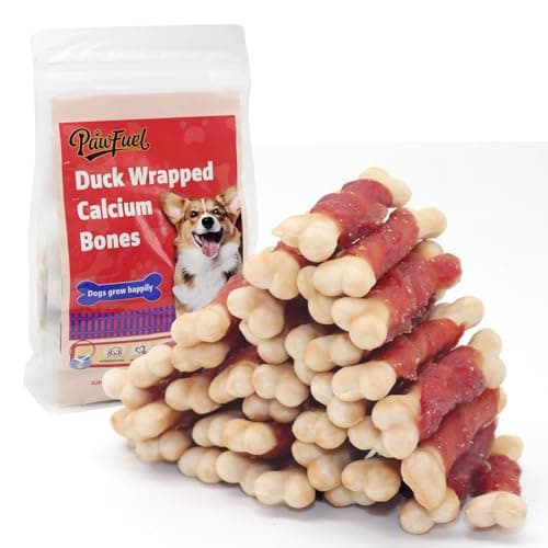 PawFuel Dog Treats Duck Meat Calcium-Rich Chewable Bones,Rich in Taurine, Without Raw Skin. Suitable for Small Medium Large Dogs Training Reward Each Pack Contains 14.11 Ounces - Image 1