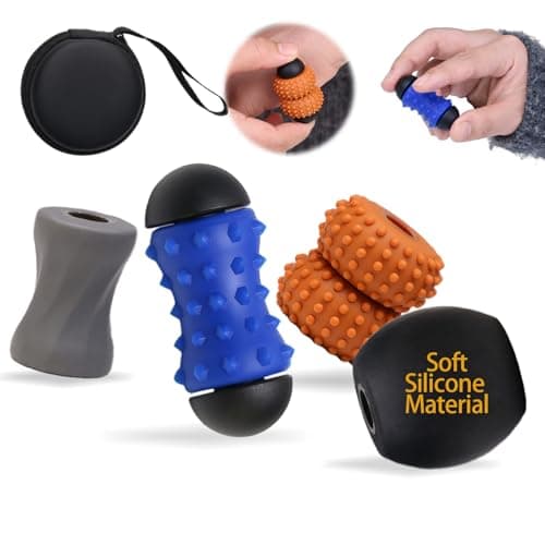 FUFADADE Mini Fidget Spinners for Adults Teens, 2-in-1 Finger Roller with Stress & Anxiety Relief Functions, Stress Relief & Focus Tool for Office, Home (Style 1) - Image 1