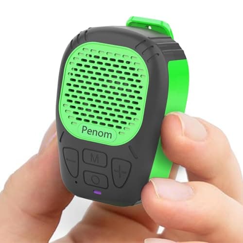 Wearable Bluetooth Speaker,Clip on Wireless Jobsite Water-Resistant Portable Speaker, Built in Mic for Hands-Free/Call, Suitable for Indoor & Outdoor Use （Update Version Green） - Image 1