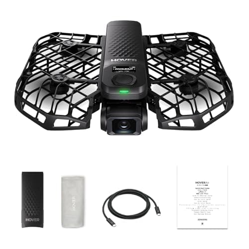 HOVERAir X1 PRO 4K Drone with Camera, Foldable Action Flying Camera with 42 KM/H Follow Speed, 15+ Fully Automatic Flight Modes, Fly Anywhere with OmniTerrain, SmoothCapture 2.0 (Standard) - Image 1