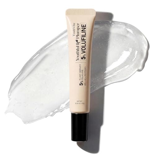 YouthVibe 5% Volufiline Lip Plumper, Nourishing & Anti Aging Over Time with Squalane, Shea Butter, Collagen, Peptide & PDRN - No Burning, No Tingling for Gentle Daily Plumping - Image 1