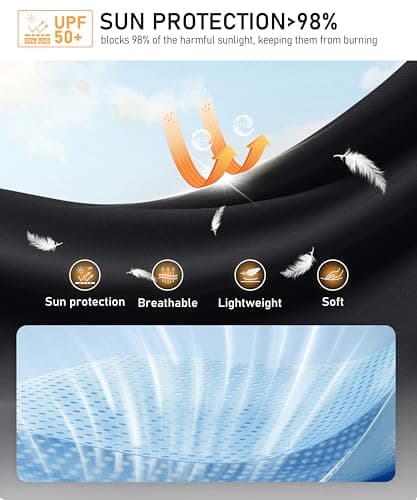 Soothfeel Women's UPF 50+ Sun Protection Athletic Jacket Lightweight Crop Zip Up Long Sleeve SPF Shirts Hiking Workout Pocket Black M - Thumbnail 5