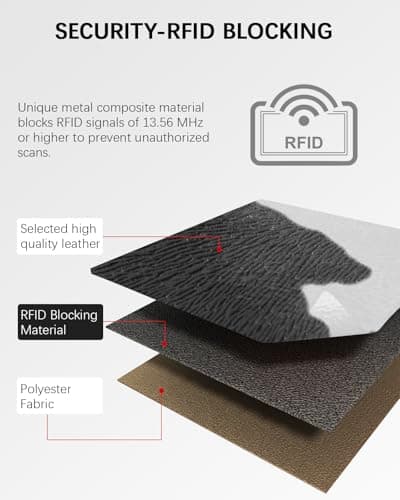 BOSTANTEN Small Wallet For Women RFID Leather Credit Card Holder Slim Wristlet Keychain Wallet With Zipper Pocket White Cow Print - Thumbnail 5