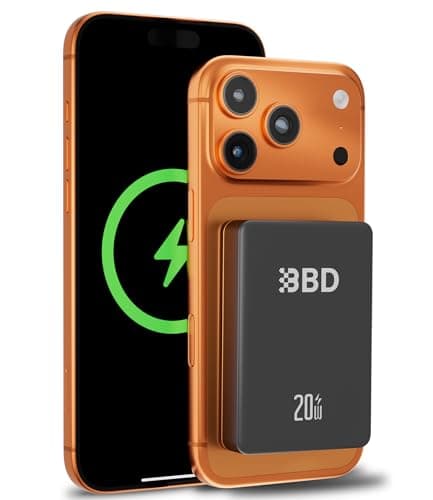 BBD Magsafe Portable Charger,10000mAh Magnetic Power Bank Fast Charging PD 20w with USB C Cable,Slim Magsafe Battery Pack Travel Essential,Wireless Power Bank for iphone 17/16/15/14/13/12 Series 1Pack - Image 1