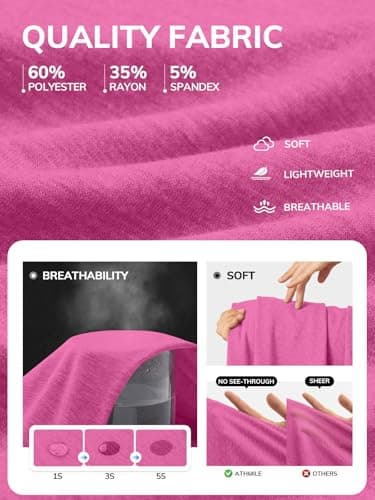 ATHMILE Teen Girl Long Sleeve T Shirts Crewneck 2026 Fall Trendy Tops Tunic Outfits Fitted Shirts Basic Tee - Thumbnail 5