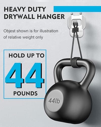 Claw Drywall picture hangers : 30Pcs Wall Picture Frame Hangers (44Ib) - No Damage Heavy Duty Wall Hanger for Art exhibitions, photographs, posters, offices, Christmas decorations, and other settings. - Thumbnail 3