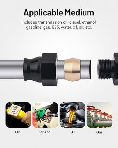 EVIL ENERGY 5/16" OD Aluminum Fuel Line Hard Line Kit 25FT, 1060 Grade Aluminum Tubing Coiled - Thumbnail 5