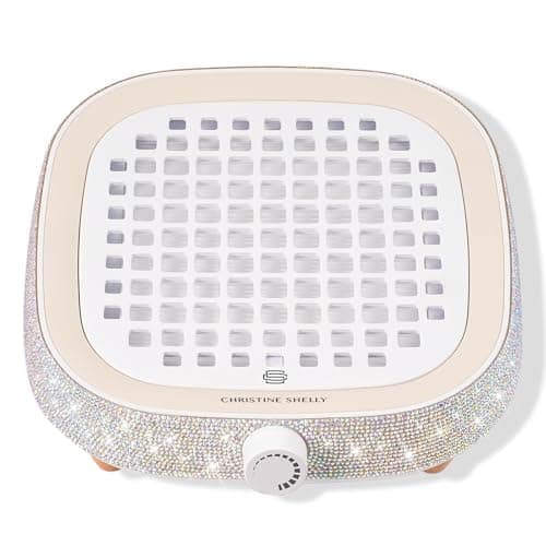 CHRISTINE SHELLY Nail Dust Collector, Powerful 4000RPM Vacuum Fan Vent Dust Collector Extractor Dust Suction Machine for Acrylic Nails Polishing, Nail Salon& Home - Image 1