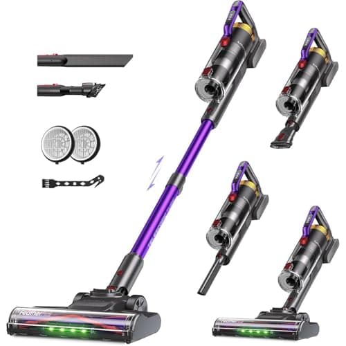UNINELL HOME UV2 Cordless Vacuum Cleaner, 48000Pa/550W Vacuum Cleaners for Home, Lightweight Stick Vacuum with 65Mins Runtime, Self-Standing&Wall Mount Charging, Tangle-Resistant Vacuum for Pet Hair - Image 1