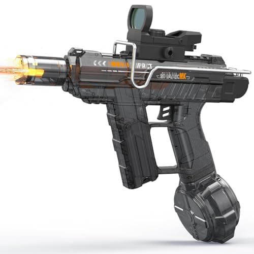 Electric Water Gun for Adults Kids,Automatic Squirt Water Gun 26-32 FT Long Range with Led Muzzle Light,Perfect Summer Outdoor Pool Backyard Water Toy