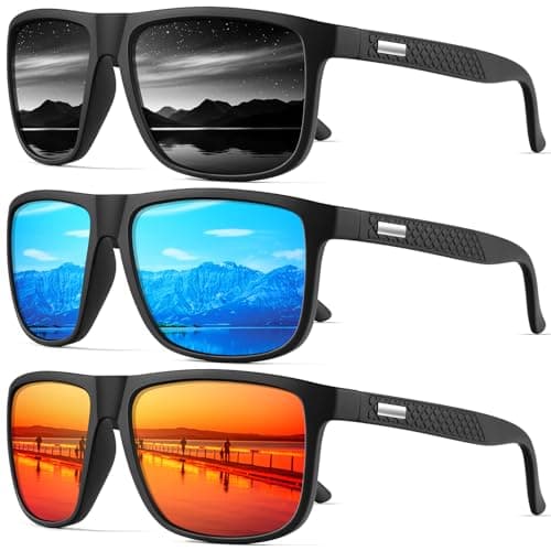 NSSIW Sunglasses-Men Polarized Mens-Sunglasses: Classic Sun Glasses with UV400 Protection for Driving Fishing Golf - Image 1