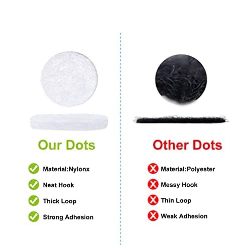 Self Adhesive Dots, Strong Adhesive 1550 Pcs (775 Pairs) 0.59 inch Diameter Sticky Back Nylon,Dots with Waterproof Sticky Glue Tapes, Suitable for Classroom, Office, Home - Thumbnail 3