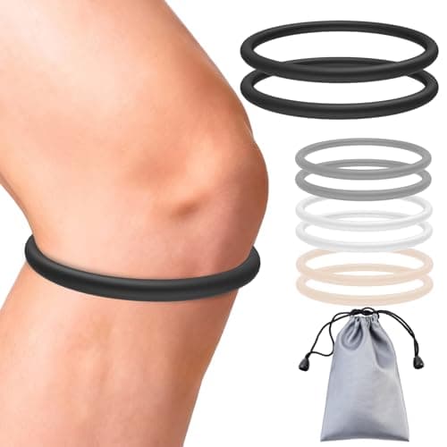 ZYHBLZX 2PCS Patella Band for Knee Pain Relief, Patellar Tendon Support Strap Brace for Basketball,Running,Tennis, Soccer and Hiking, Men and Women (Black) - Image 1