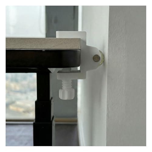 Onucha Standing Desk Anti Wobble Stabilizer Clamp 2 Pack, Helps Reduce Standing Desk Wobble, No-Drill Desktop Clamp with Rubber Roller for 1.2 to 2 Inch Desk Tops (Fits 1.2"–2.0") - Image 1