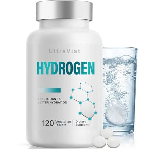 Hydrogen Water Tablets with Magnesium, H2 Molecular Hydrogen Tablets for Drinking Water, Supports Energy Metabolism, Cognitive & Antioxidant, 120 Count - Image 1